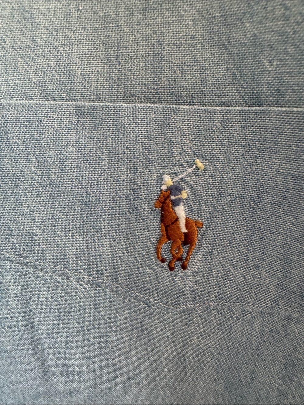 VINTAGE 90s Ralph Lauren "Big Shirt" button-down made from 100% cotton - Picture 4 of 7
